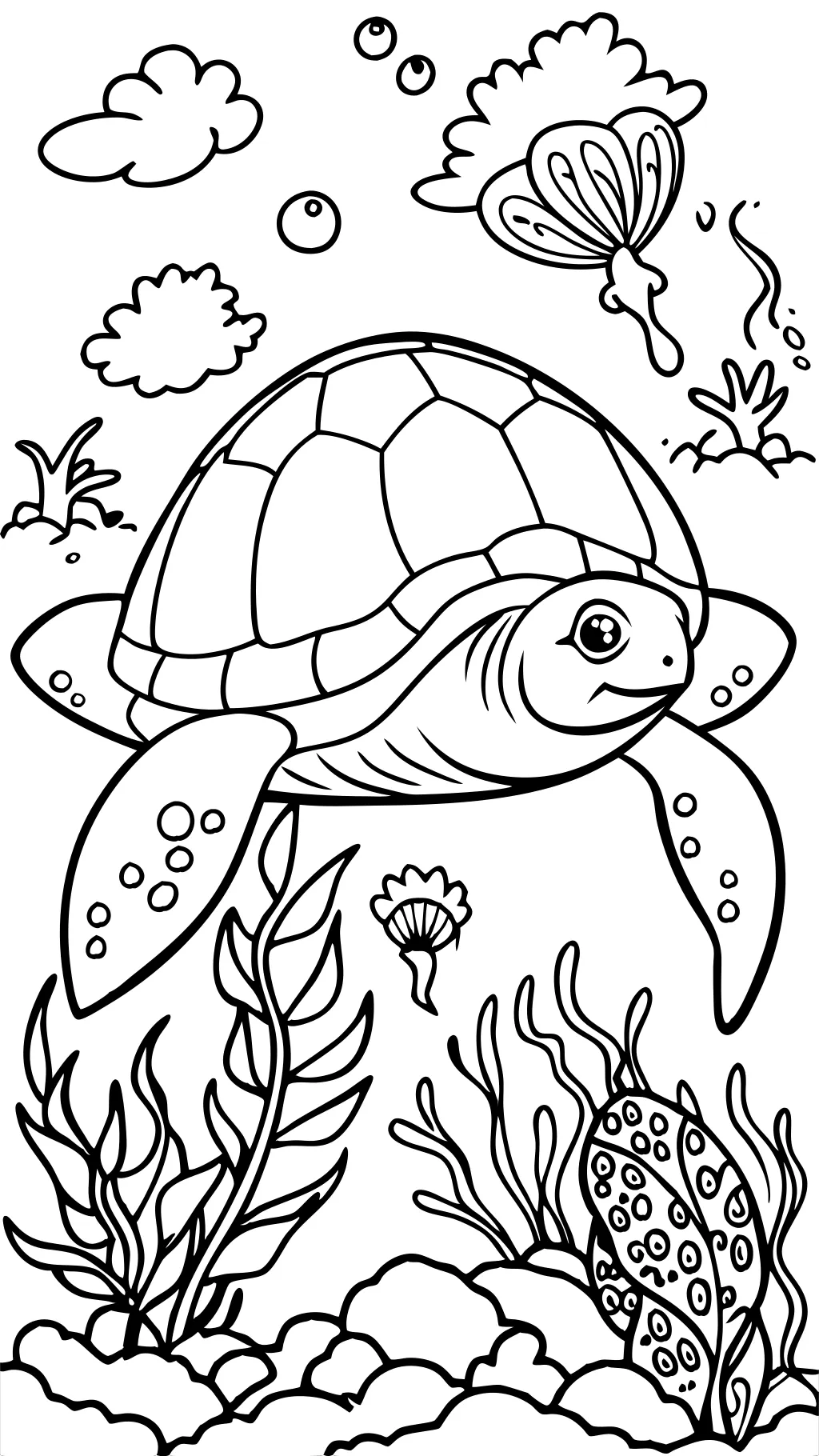 coloring pages sea turtles